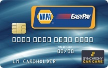 NAPA EasyPay Card